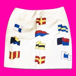 Random flag skirt.